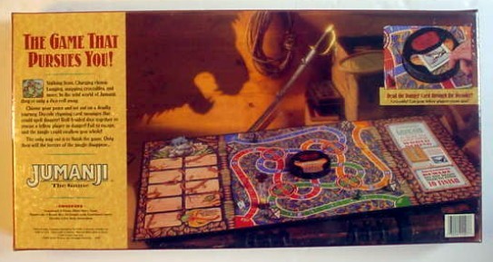 New Vintage 1995 JUMANJI The Game Milton Bradley SEALED