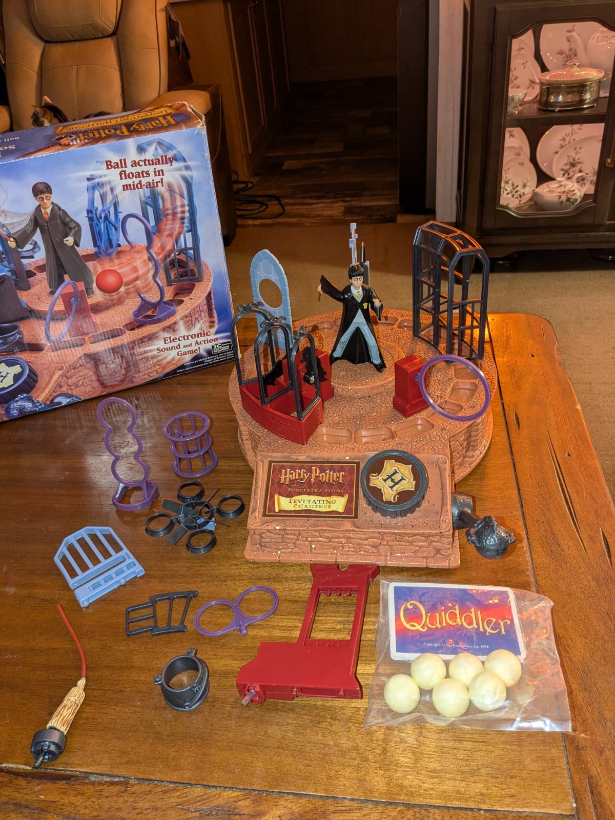Harry Potter Levitating Challenge Game Electronic 42907 Has All Pieces Works