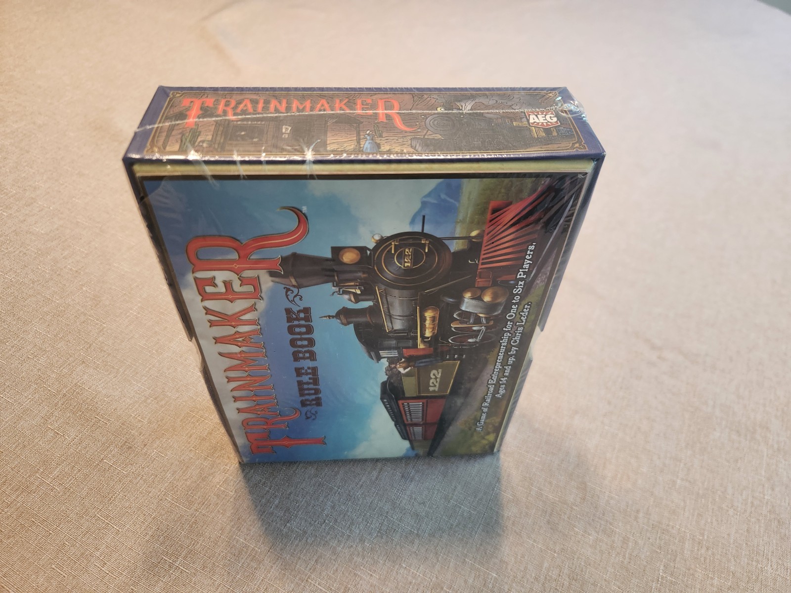 Brand New Trainmaker Board Card Dice Game AEG Railroad Push Your Luck Train NIS