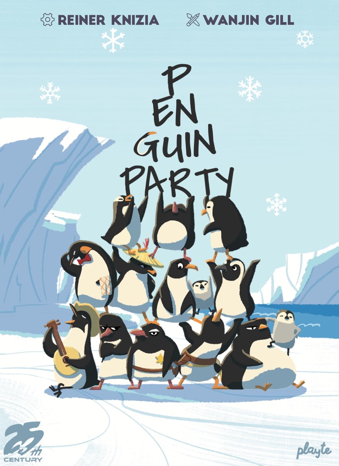 Penguin Pyramid Card Game Fun for Family Fast Paced Strategy Game for All Ages