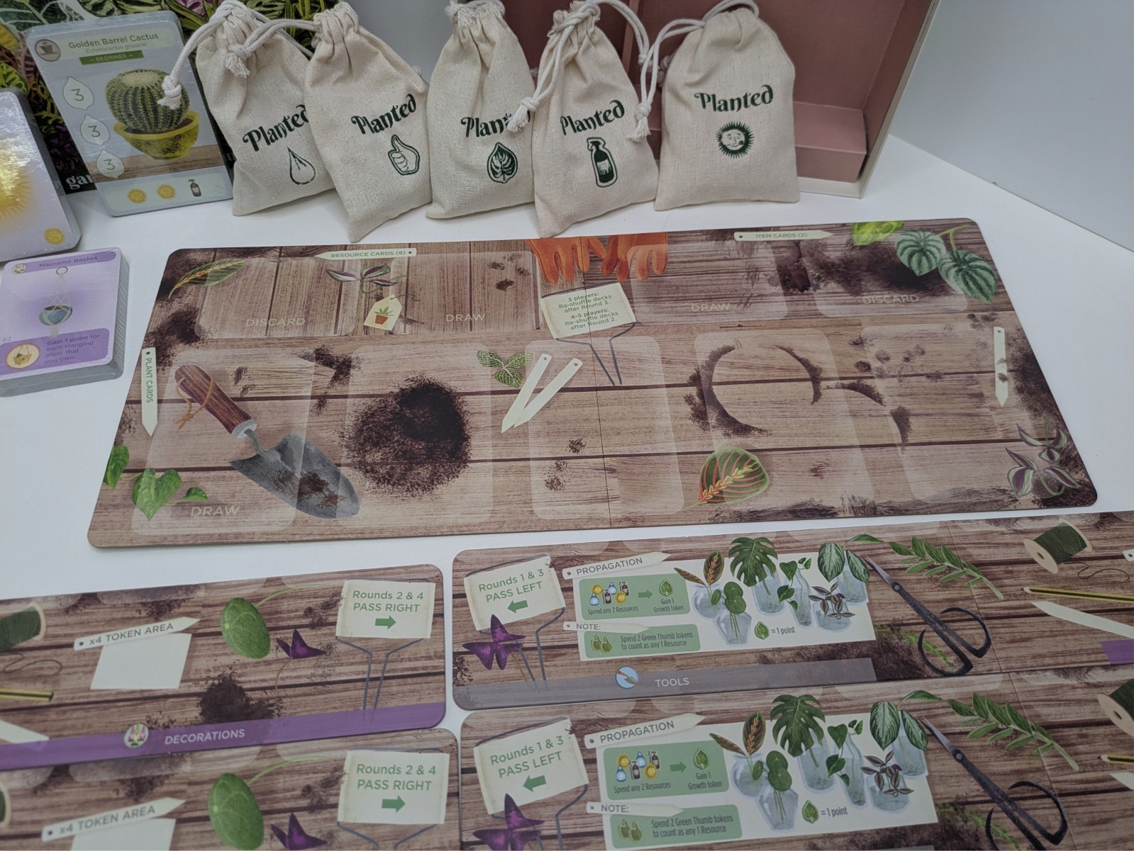 Buffalo Games Planted Board Game Nature Theme 2-5 Players Ages 10+ Complete Game