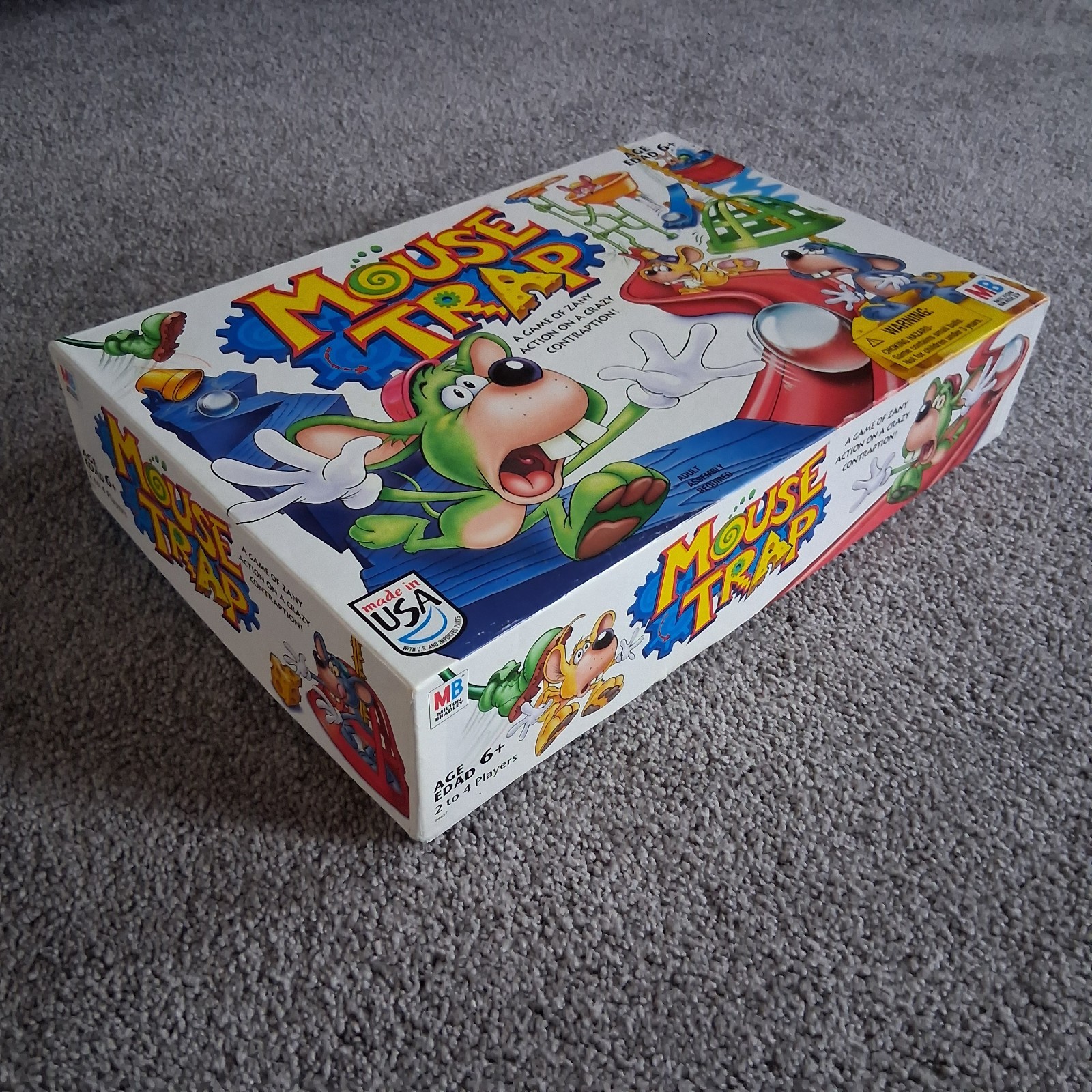 VTG Mouse Trap Board Game Milton Bradley Kids 2005 Classic Retro Game – Complete