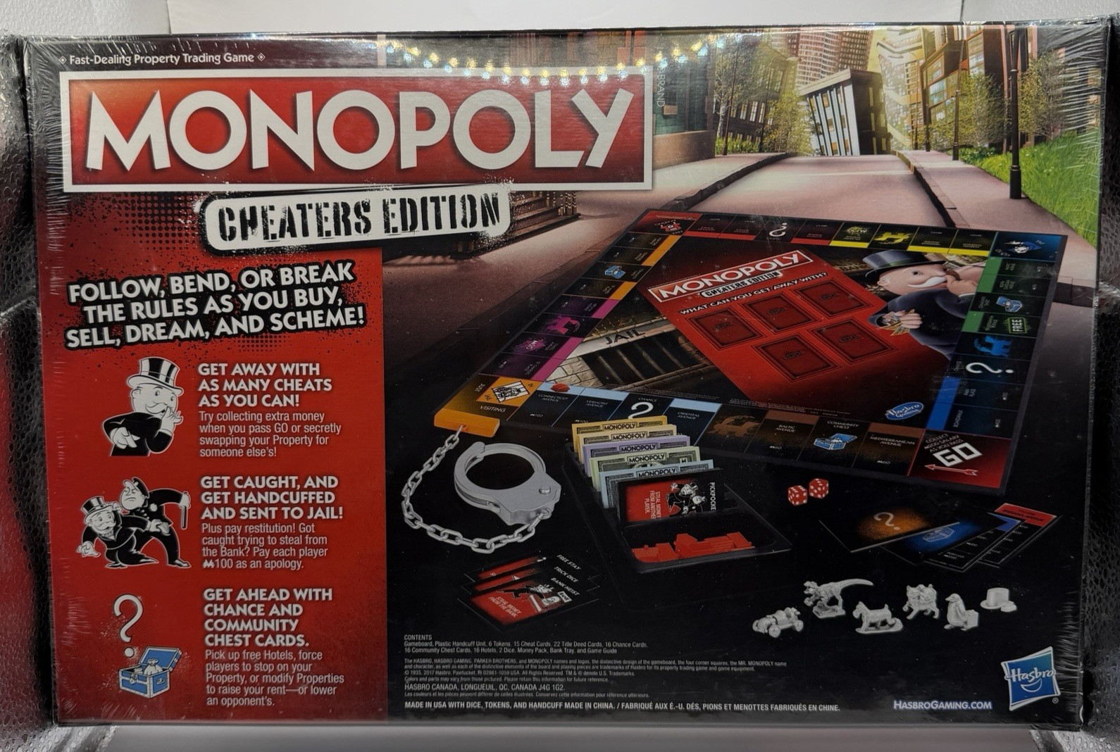 Monopoly Cheaters Edition Board Game Hasbro Parker Brothers NEW Sealed