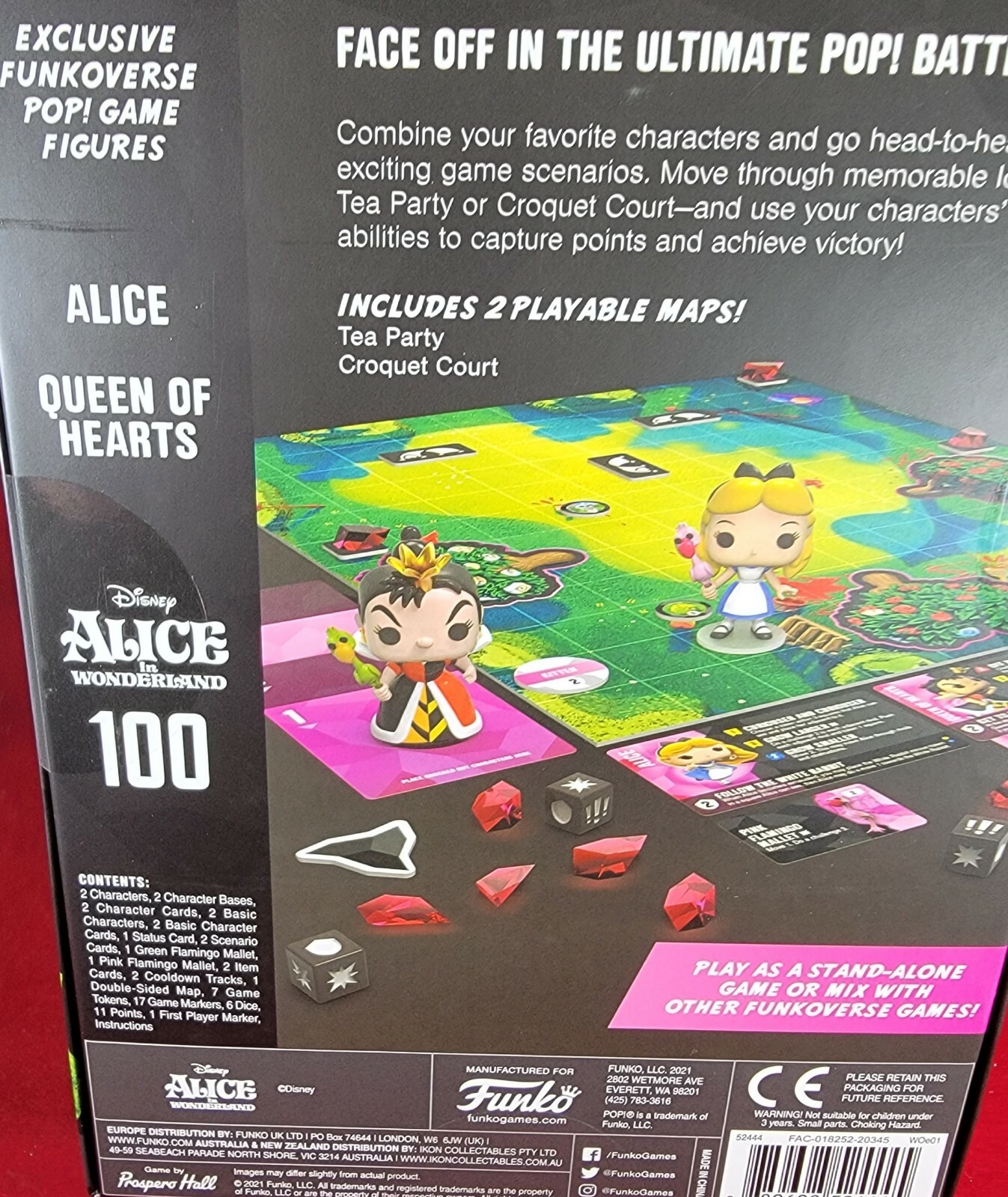 Alice in wonderland Chase funko verse strategy game NIBBrand new disney alice