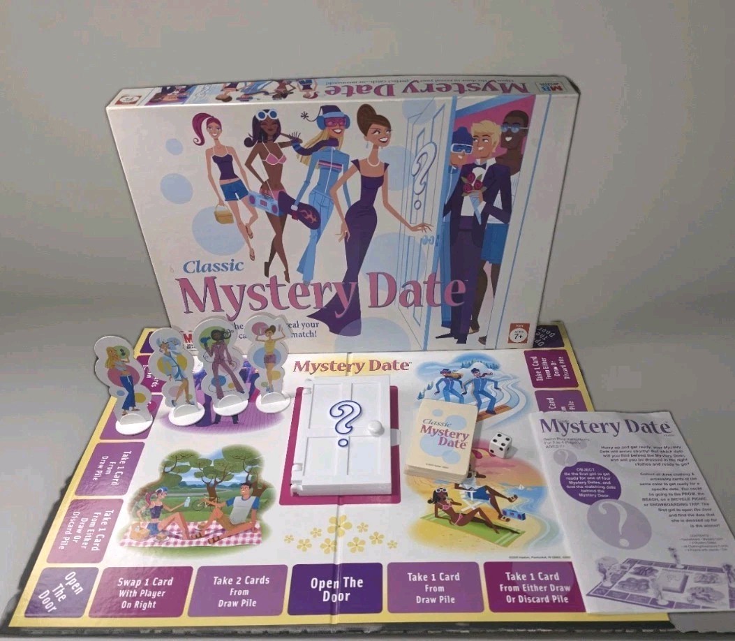 Classic Mystery Date Board Game 2005 – 100% Complete – Milton Bradley #42882