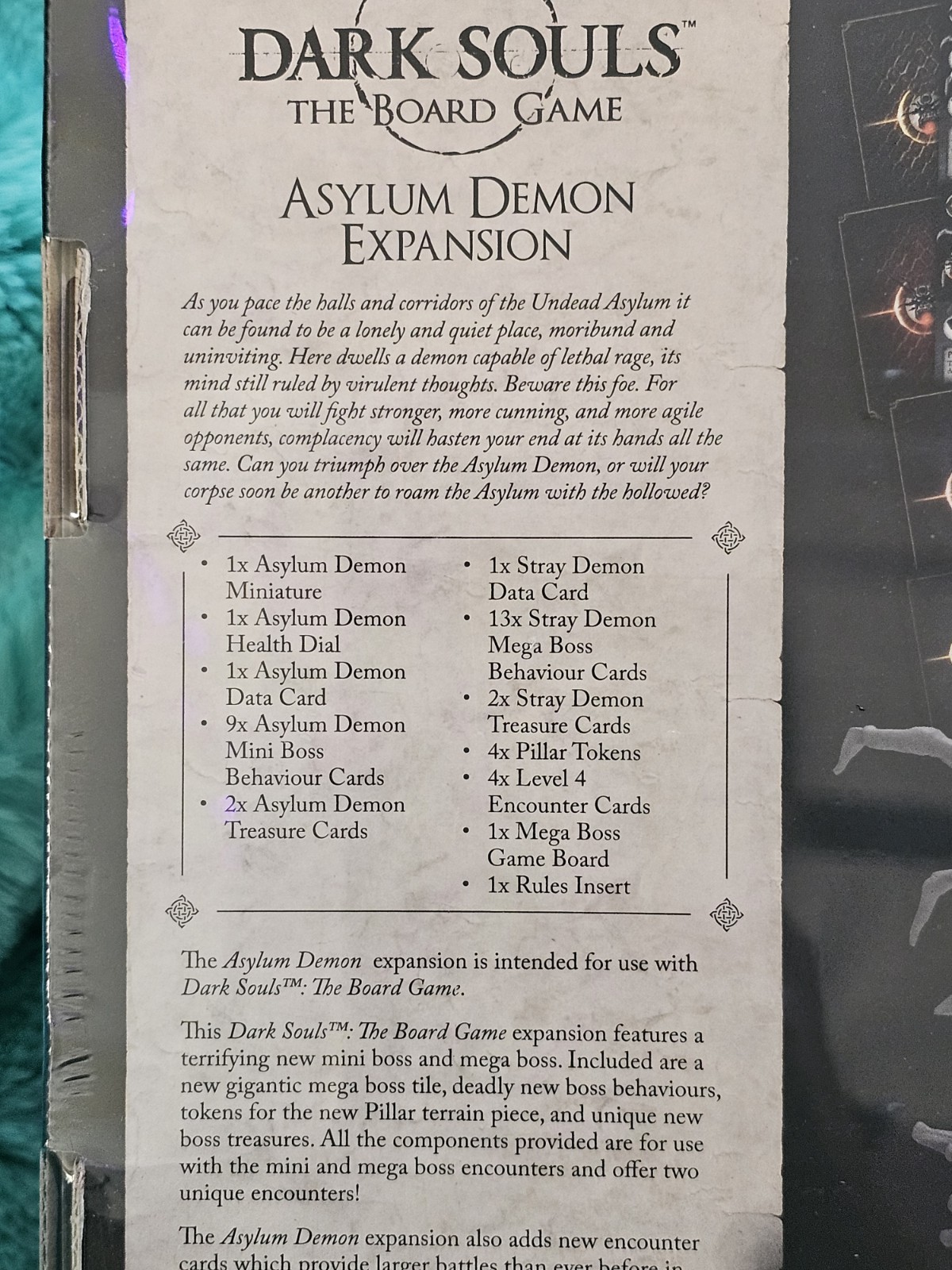 Dark Souls Board Game Asylum Demon Expansion – New – Factory Sealed