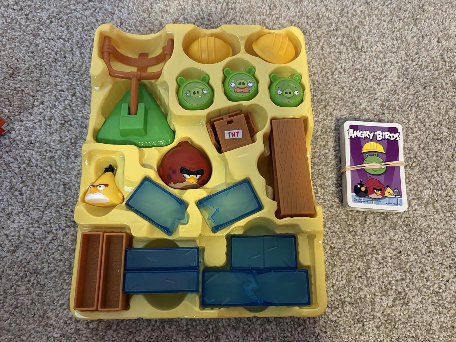 Angry Birds On Thin Ice Game 100% Complete Set Mattel 2011