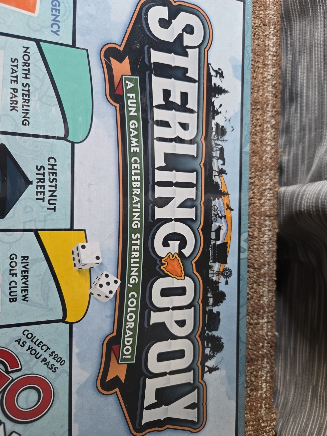 Sterling-Opoly Board Game Sterling Colorado CO Edition SEALED New Monopoly Style