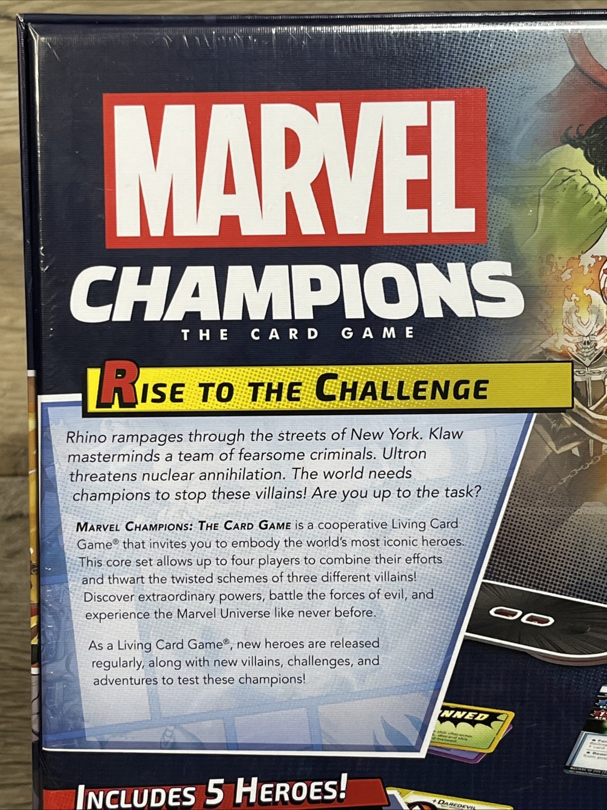 Marvel Champions The Card Game Core Set LCG Fantasy Flight Cooperative SEALED