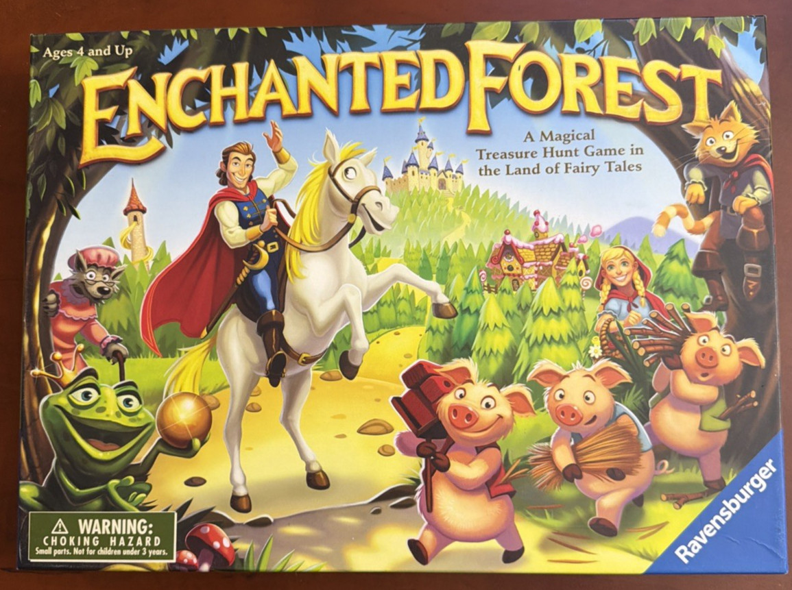 Ravensburger Enchanted Forest Board Game Family Fairy Tale 2014 Open Box