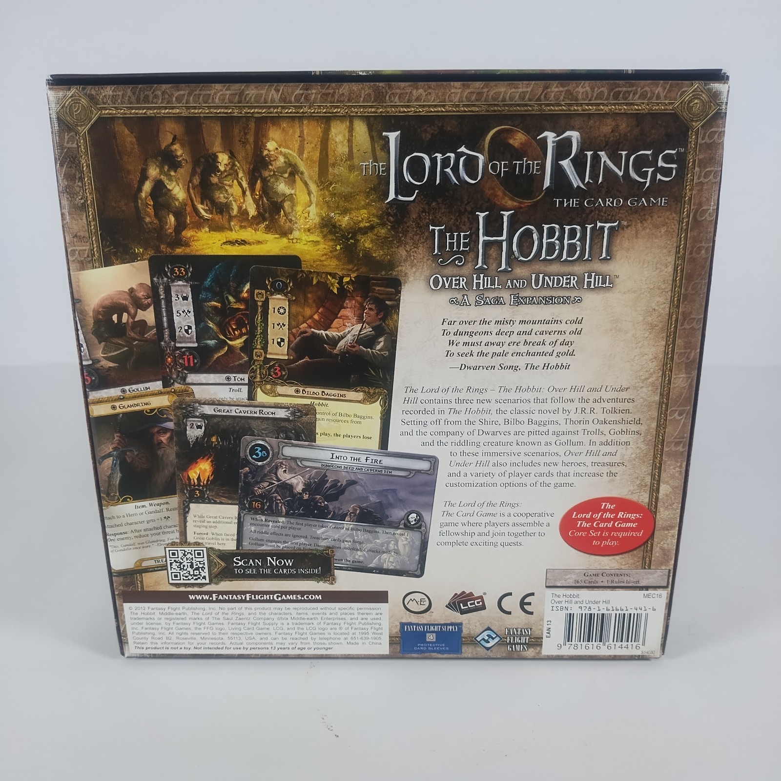 Lord of Rings The Card Game LCG The Hobbit Over Hill and Under Hill – Parts Box
