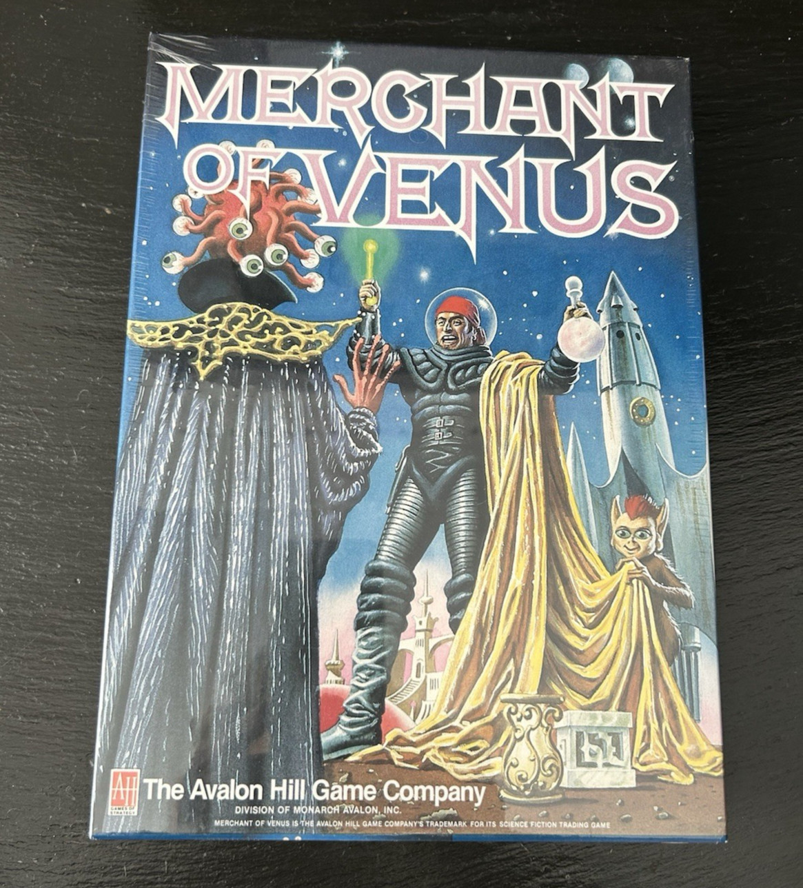 Avalon Hill 1988 – MERCHANT OF VENUS – Science Fiction Trading Game (SEALED)