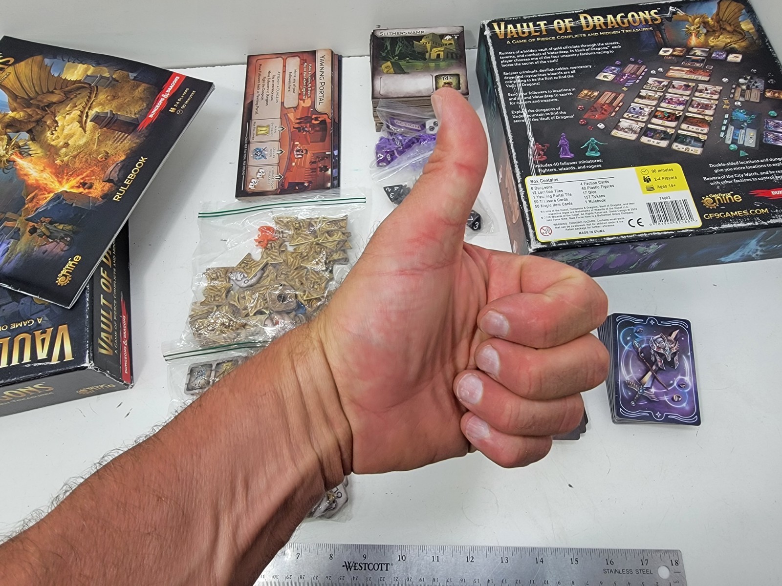 Vault Of Dragons Board Game Gale Force Nine D&D Dungeons & Dragons Waterdeep