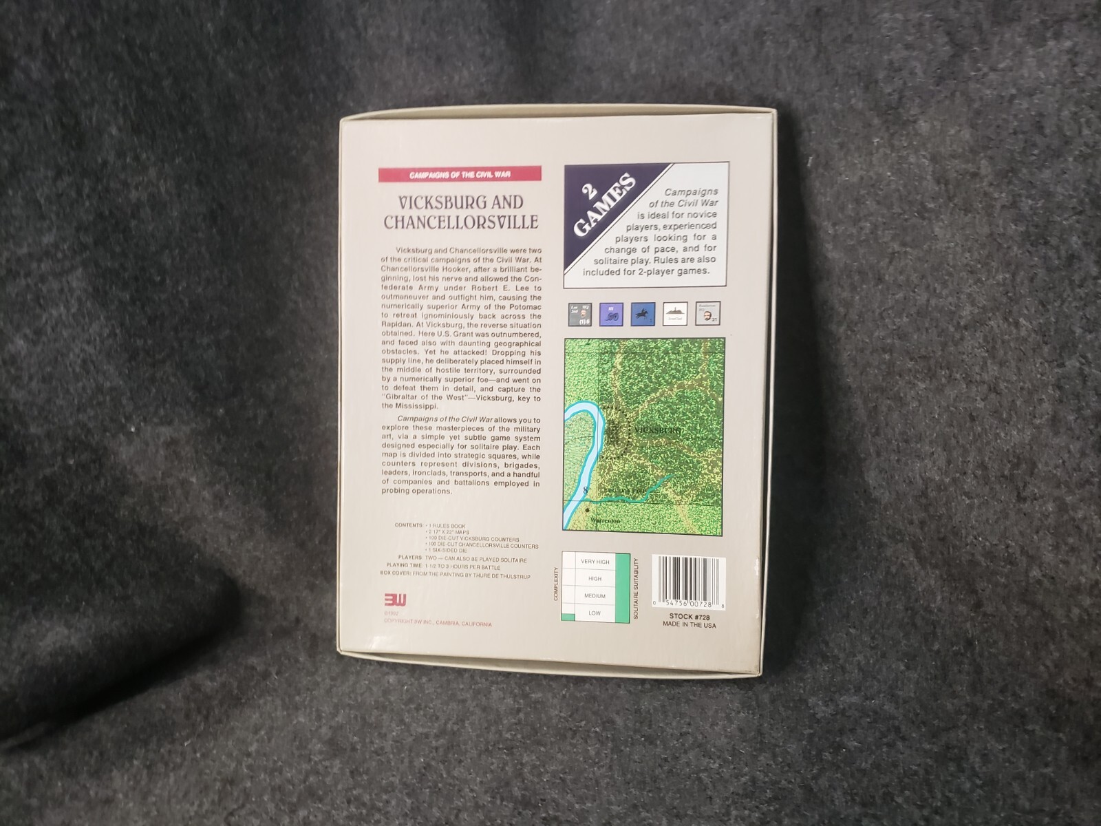 Campaigns of the Civil War Gettysburg and Chancellorsville No markers