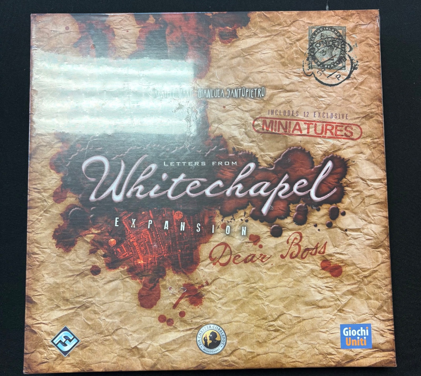LETTERS FROM WHITECHAPEL “Dear Boss” EXPANSION Fantasy Flight Games Sealed NEW!
