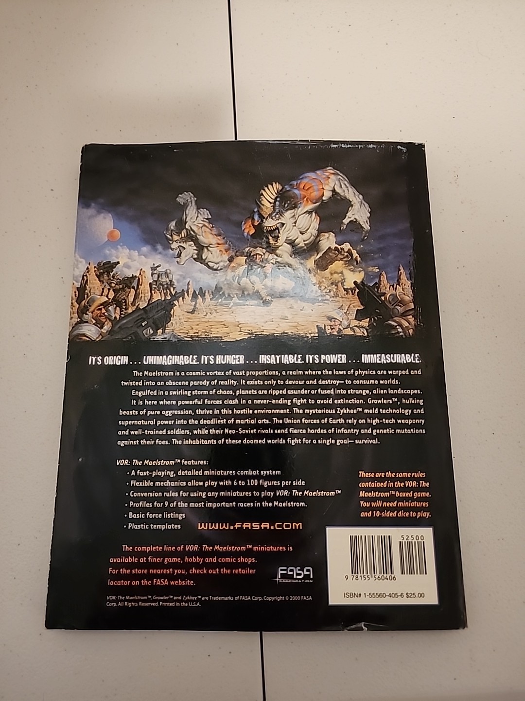 FASA Corporation 2000 : VOR: The Maelstrom – Rulebook – #4001