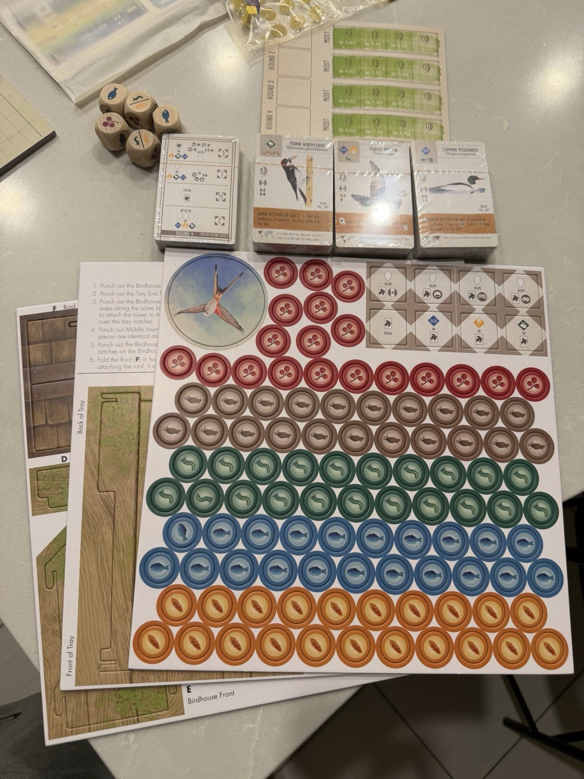 Wingspan Board Game by Hargrave from Stonemaier Games 2019 – COMPLETE Open Box