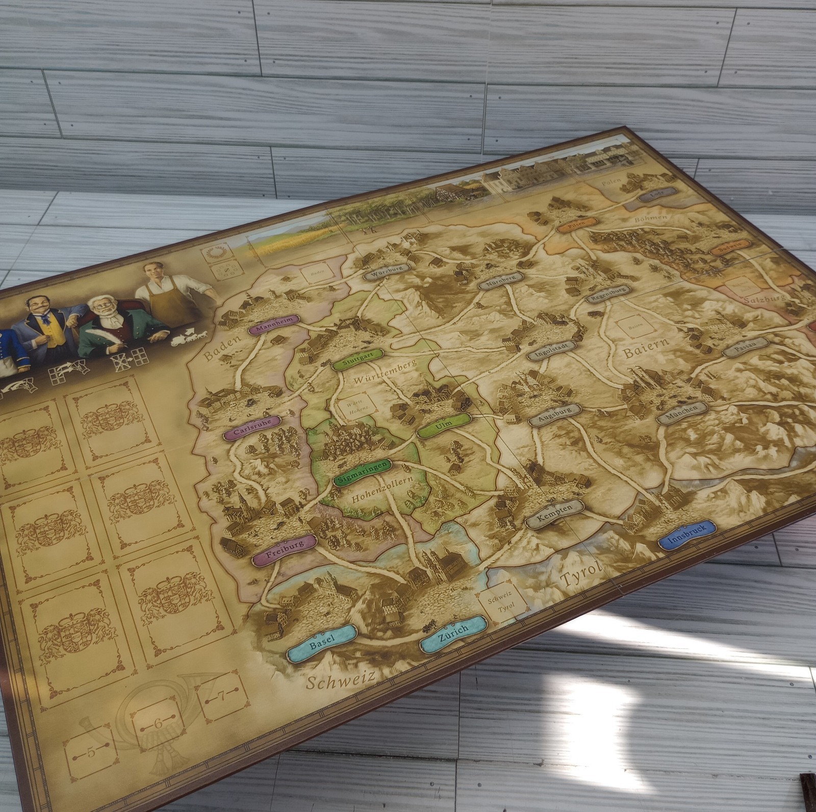Thurn and Taxis Board Game Rio Grande Games Hans IM Glück Complete 2006 Seyfarth