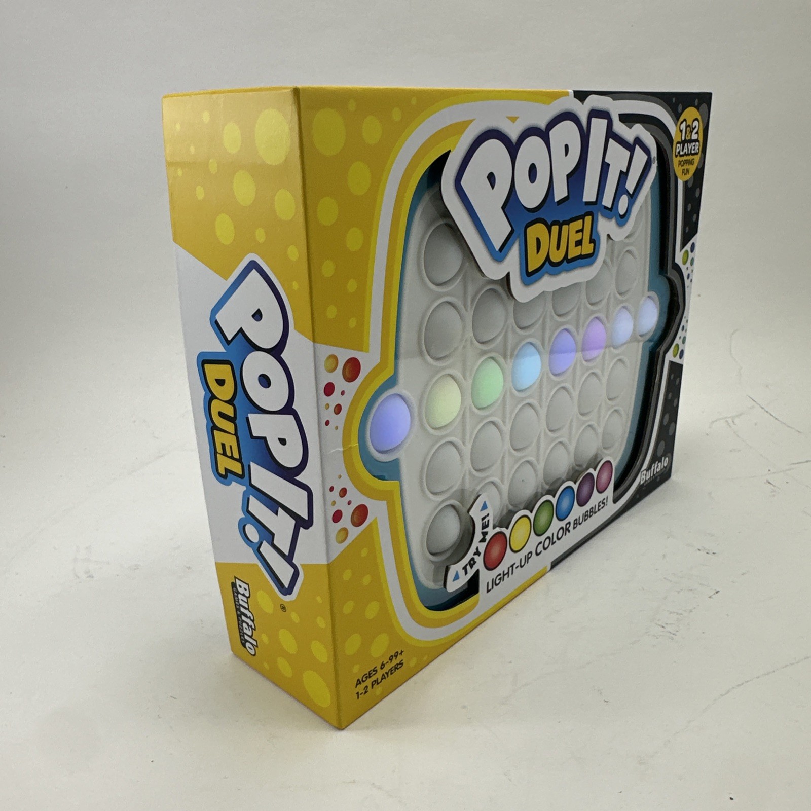 Pop It! Duel Bubble Popping Game for 1-2 Players 6 Ways to Play Memory New NIB