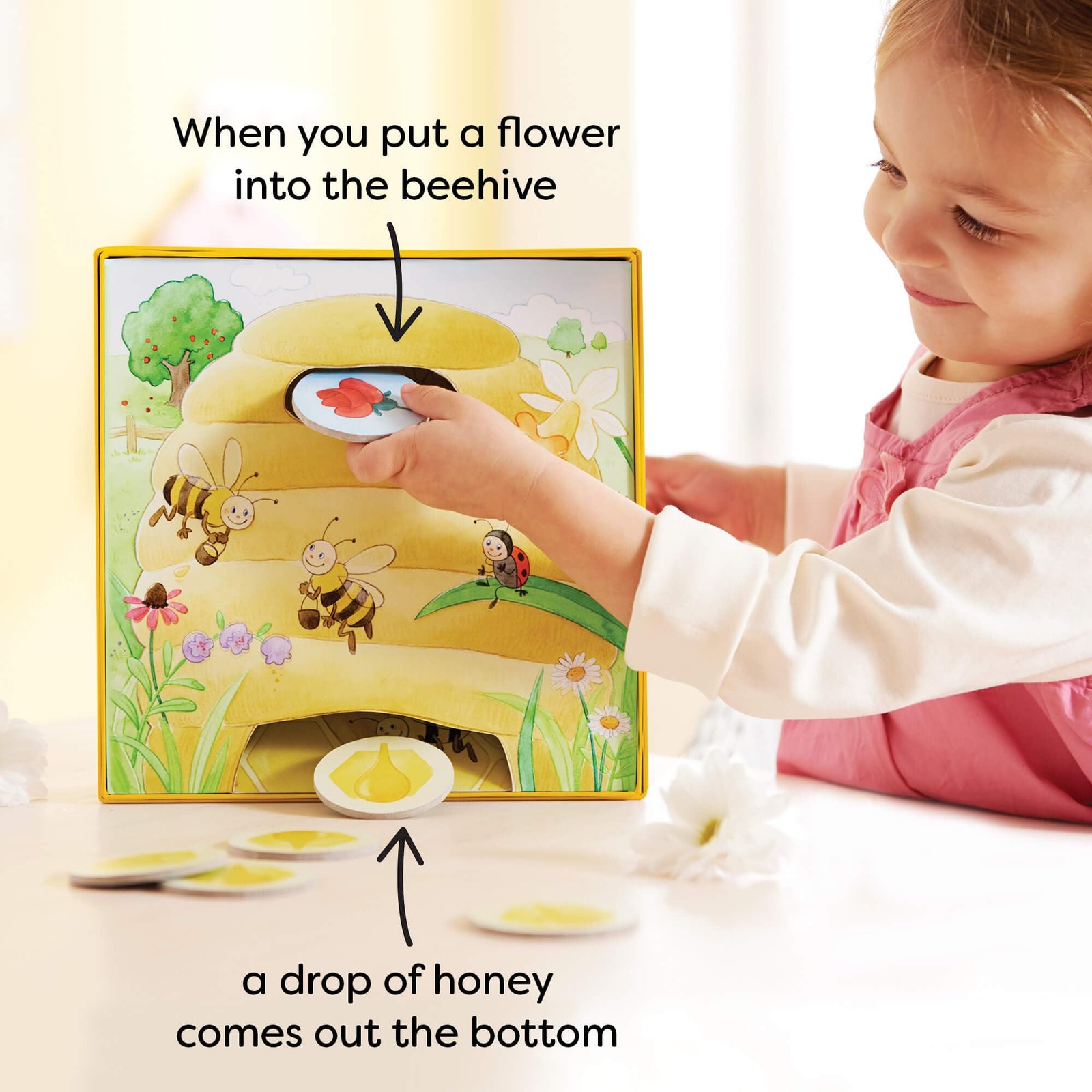 My Very First Games Hanna Honeybee – 2 Cooperative Color Die Games Ages 2+ (M…