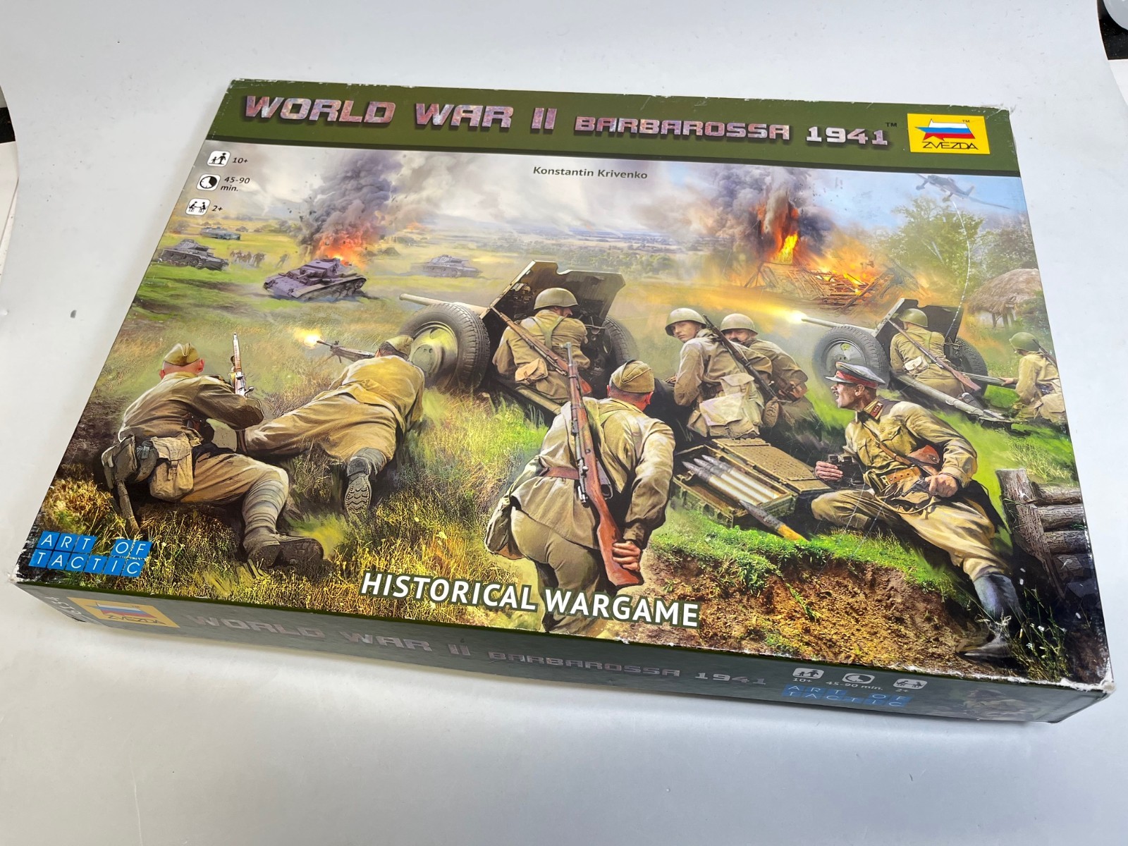 World War II Barbarossa 1941 Tactical War Game Zvezda #6134 Open Box READ