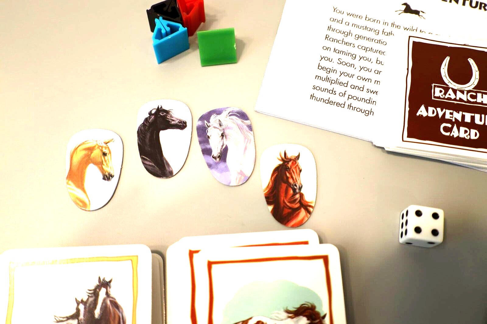 Herd Your Horses Board Game Complete