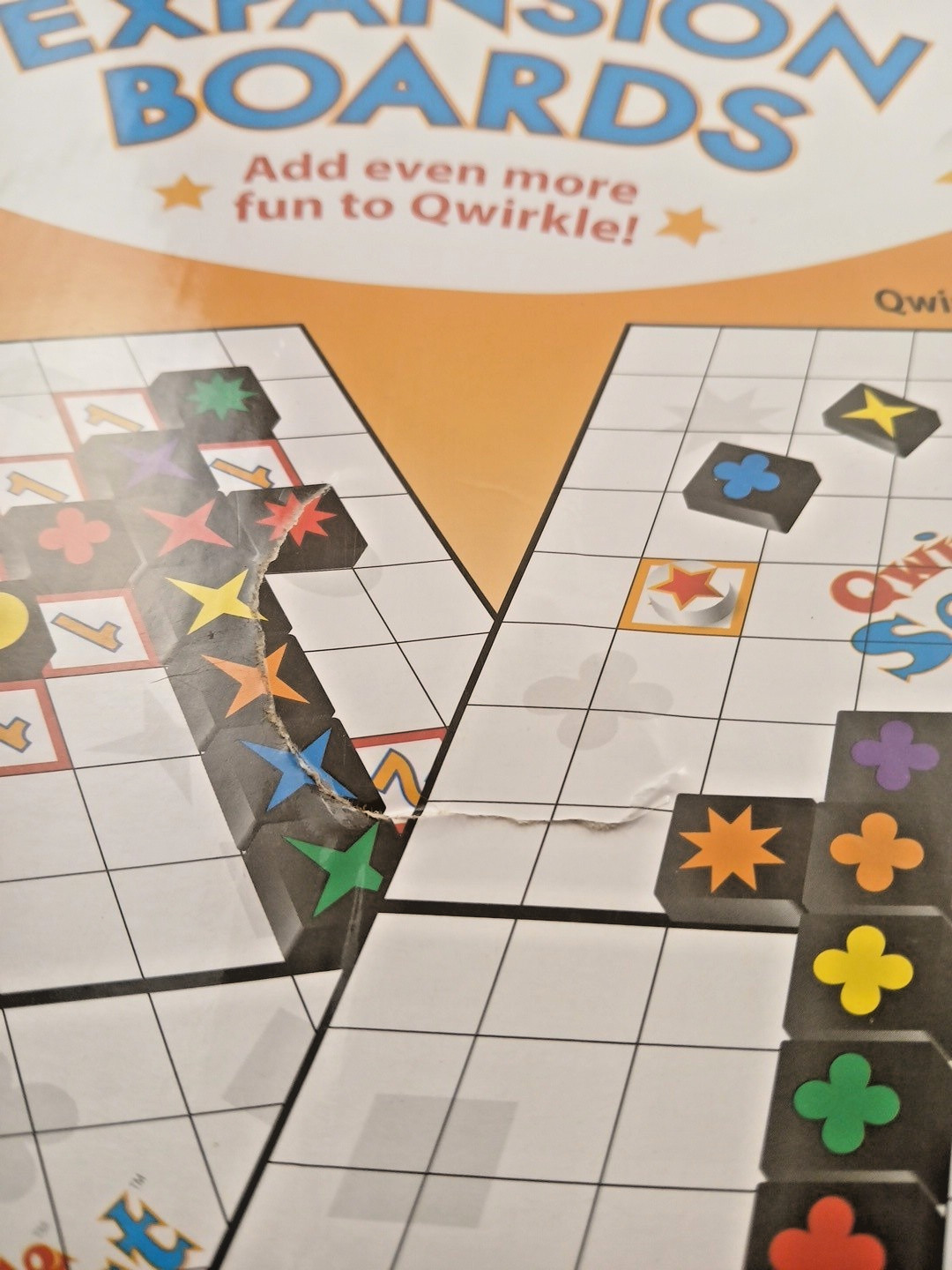 Qwirkle Expansion Boards Game SEALED MindWare 2013 Strategy Select and Connect