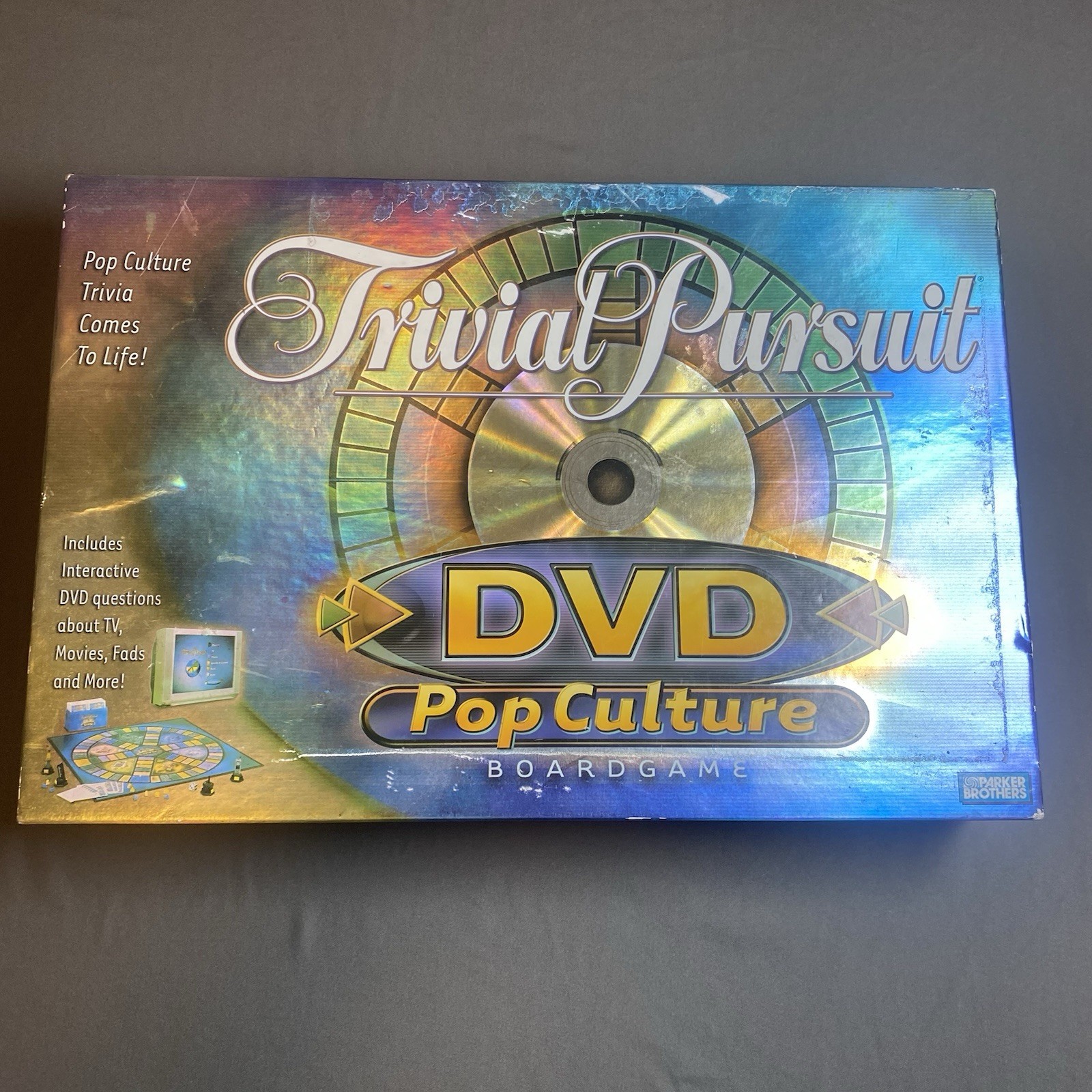Trivial Pursuit DVD Pop Culture Board Game Hasbro Parker Brothers NEW Sealed