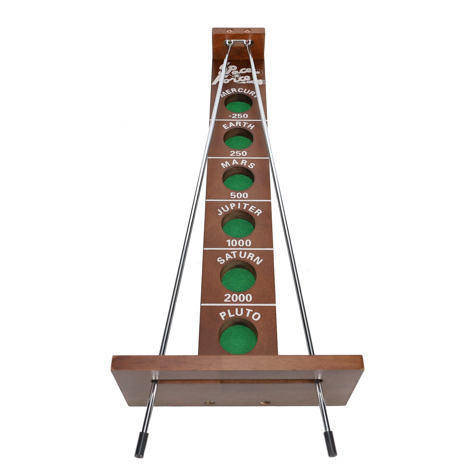 WE Games Shoot The Moon, 1940’s Nostalgia Game, Solid Wood, Walnut Stain, 17.5