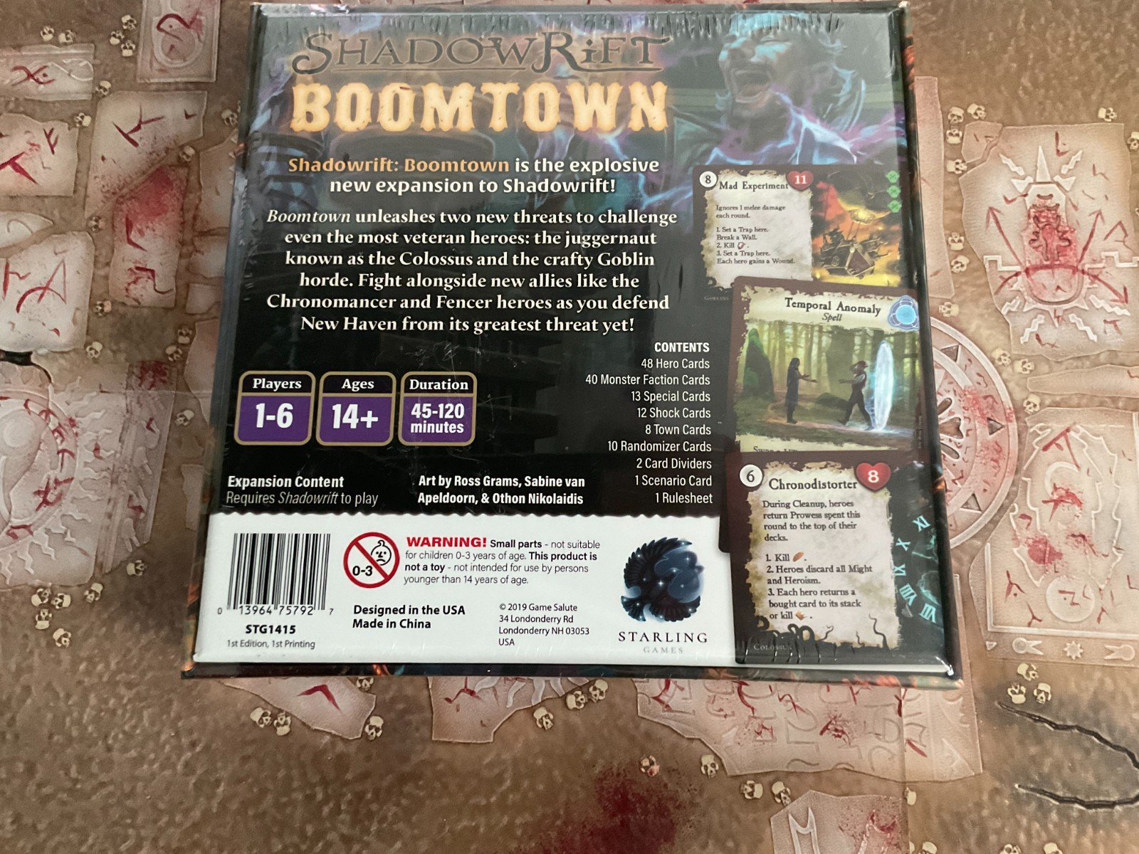 ShadowRift Boomtown Expansion new sealed Game Salute