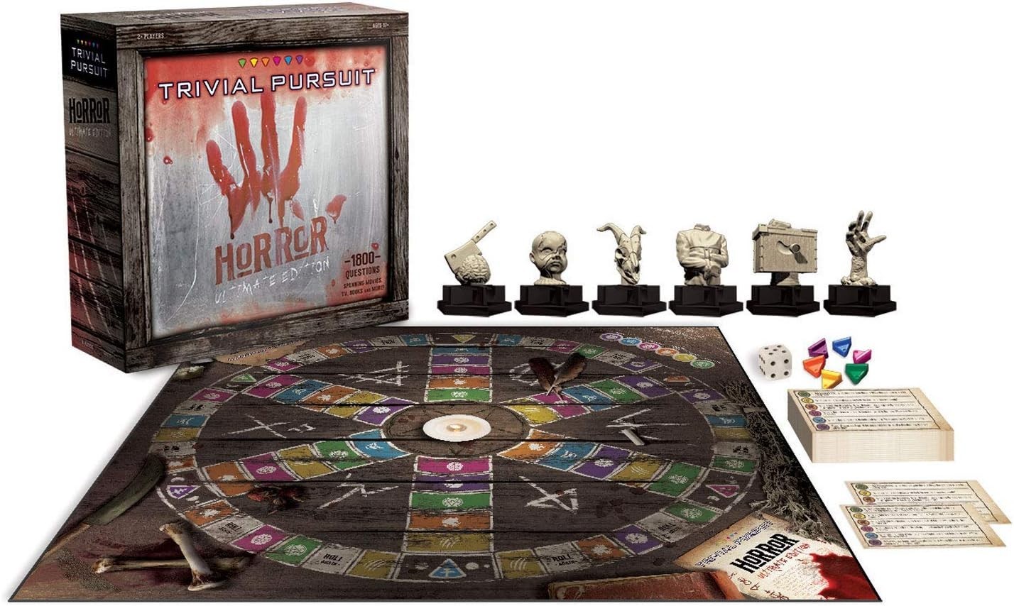 Horror Trivia Challenge: Trivial Pursuit Ultimate Edition with 1800 Questions