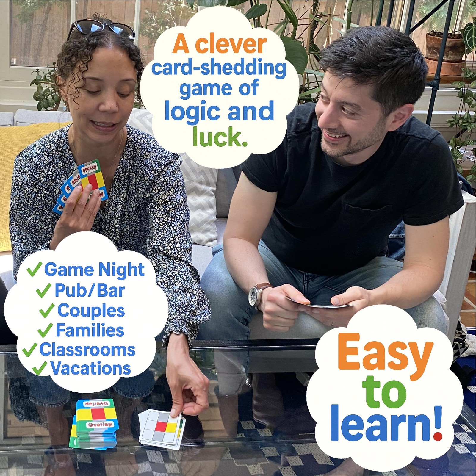 Overlap – Award-Winning Deceptively Simple Strategy Card Game for Adults and …