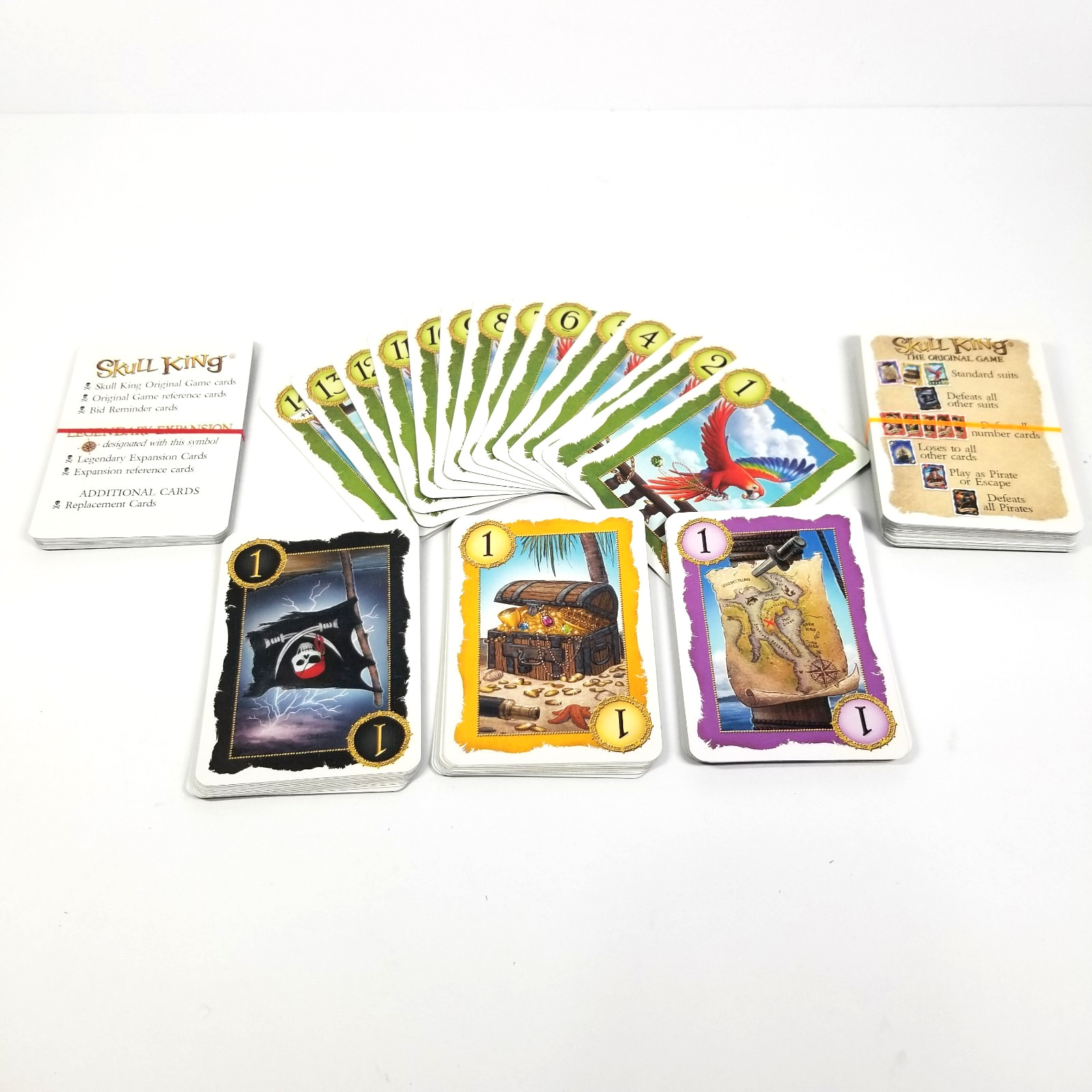 Grandpa Beck’s Games SKULL KING Card Game with Legendary Expansion 100% Complete