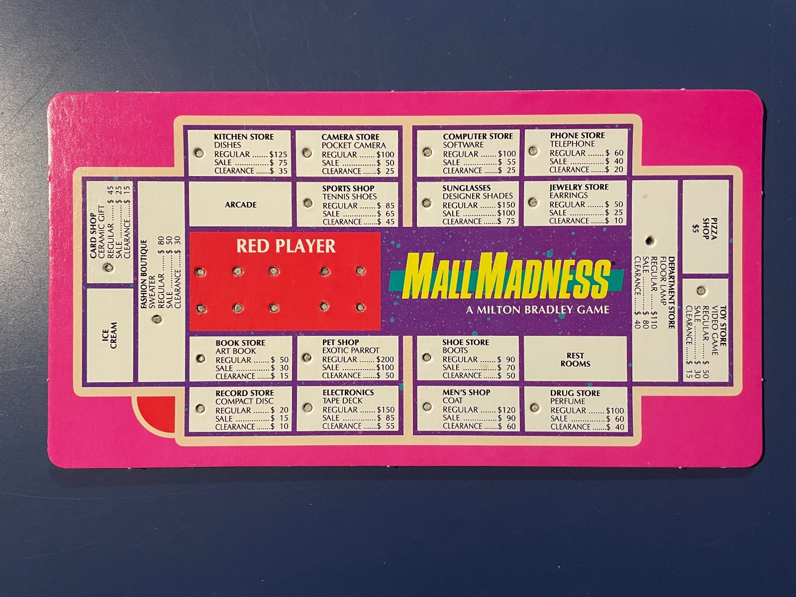 1996 Electronic Mall Madness COMPLETE NEW Open Box Milton Bradley