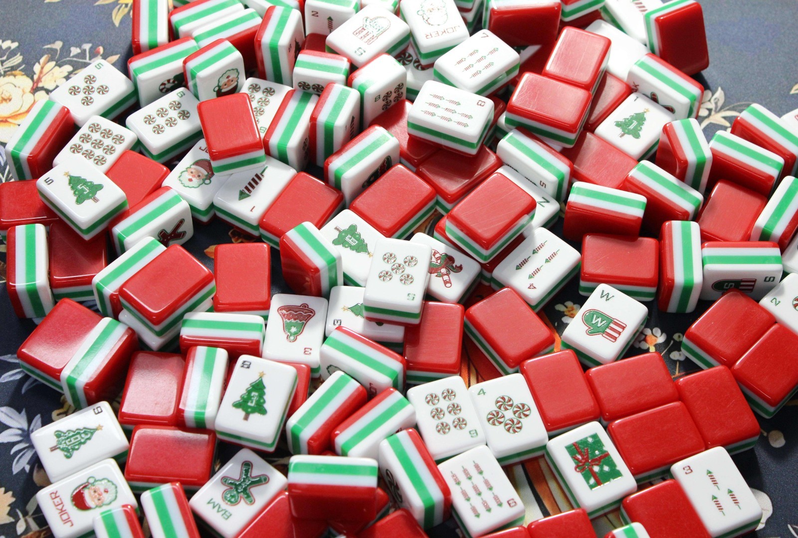 RED PUPPY 4 Layer Acrylic Mahjong Tiles – FULL American Set 160 Tiles US SELLER!