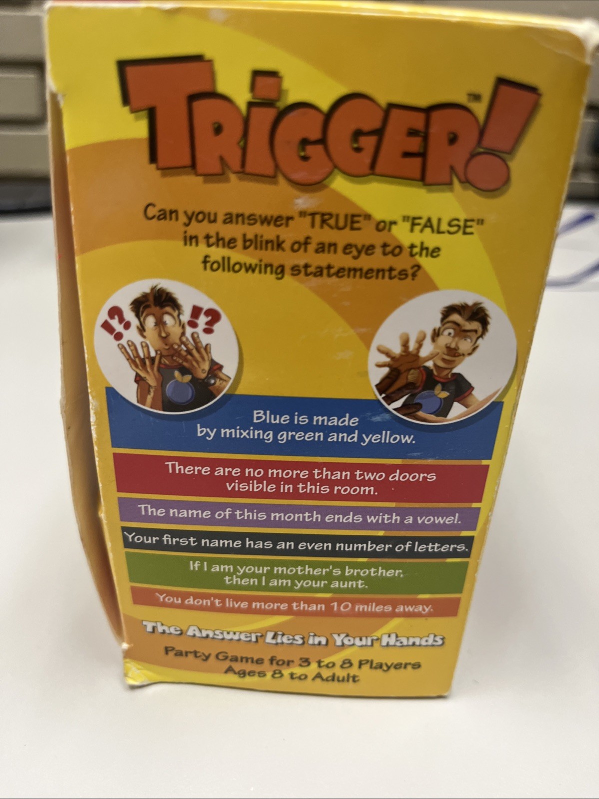 TRIGGER Family Friendly Fun Party Game in Collectible Tin Container 010