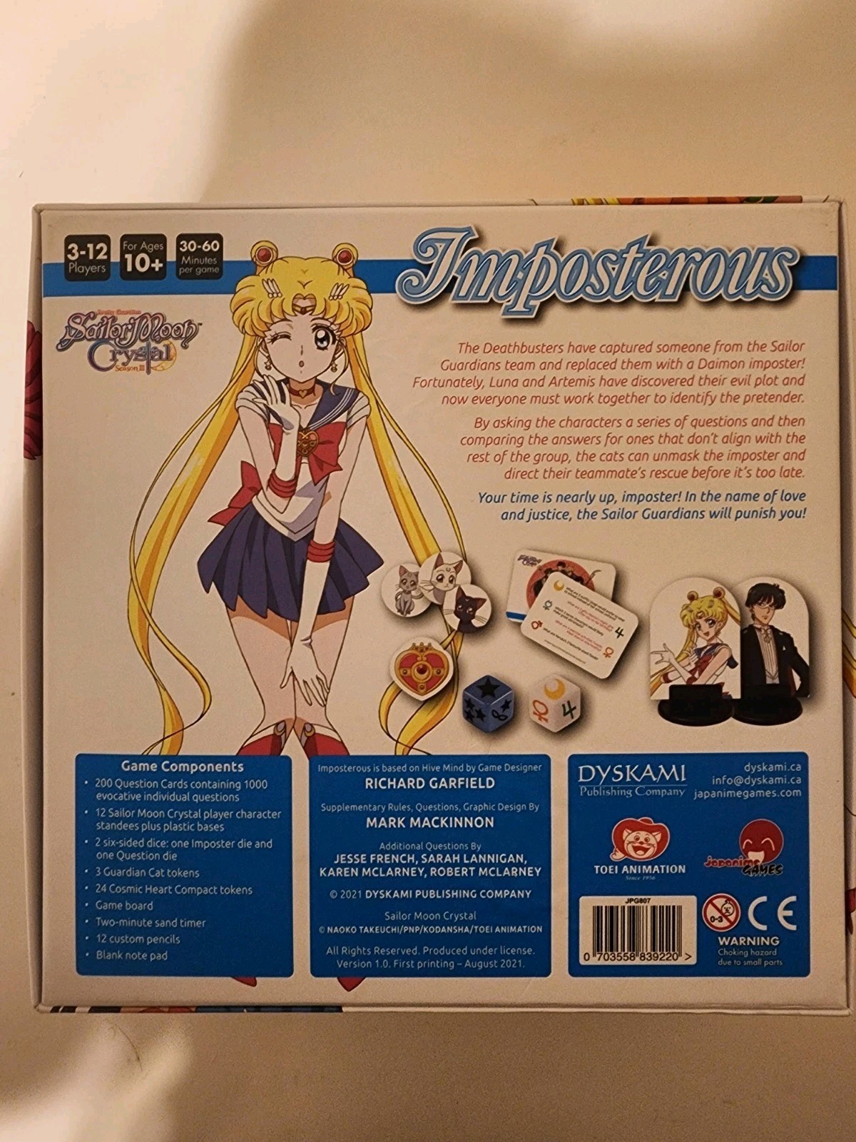 MINT Sailor Moon Crystal Season 3 III- Imposterous Dyskami Toei Animation