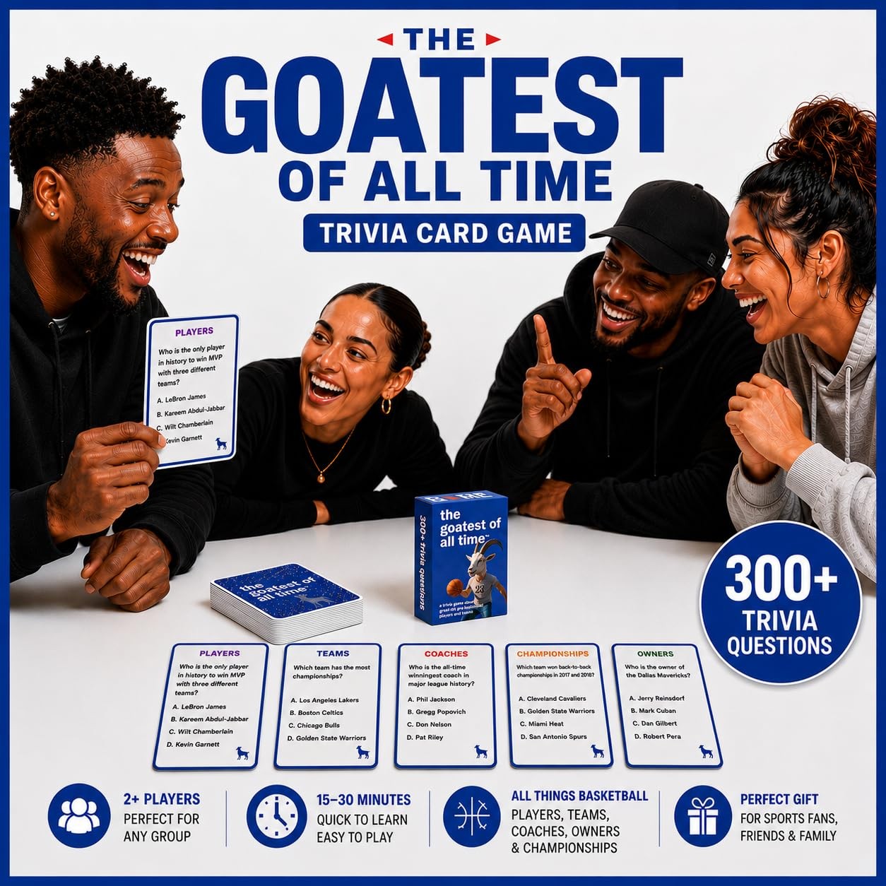 The Goatest of All Time – Basketball Trivia Game! 300 Trivia Questions on the…