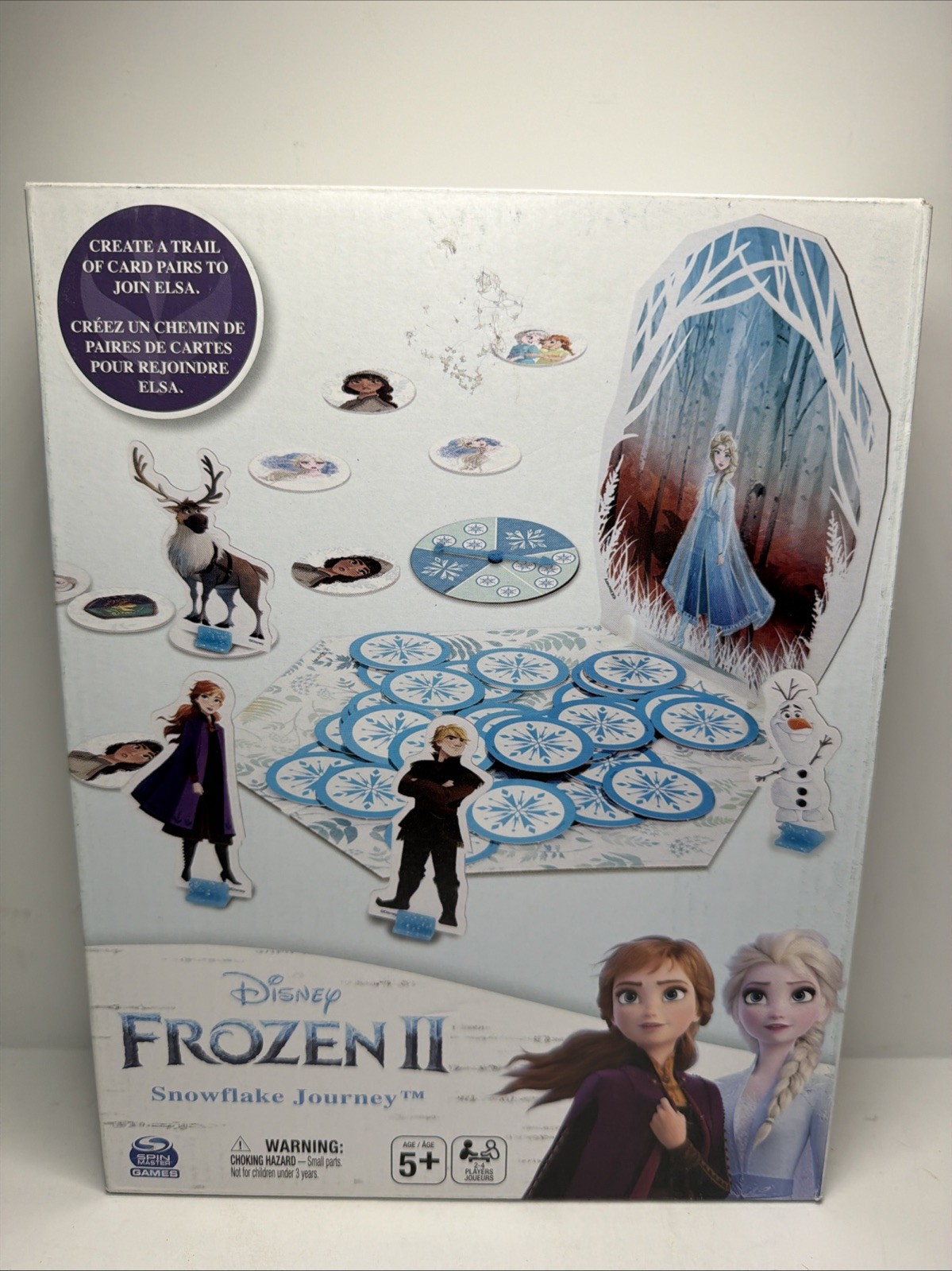 Disney Frozen 2 Snowflake Journey Board Game Kids Adventure Family Game NEW
