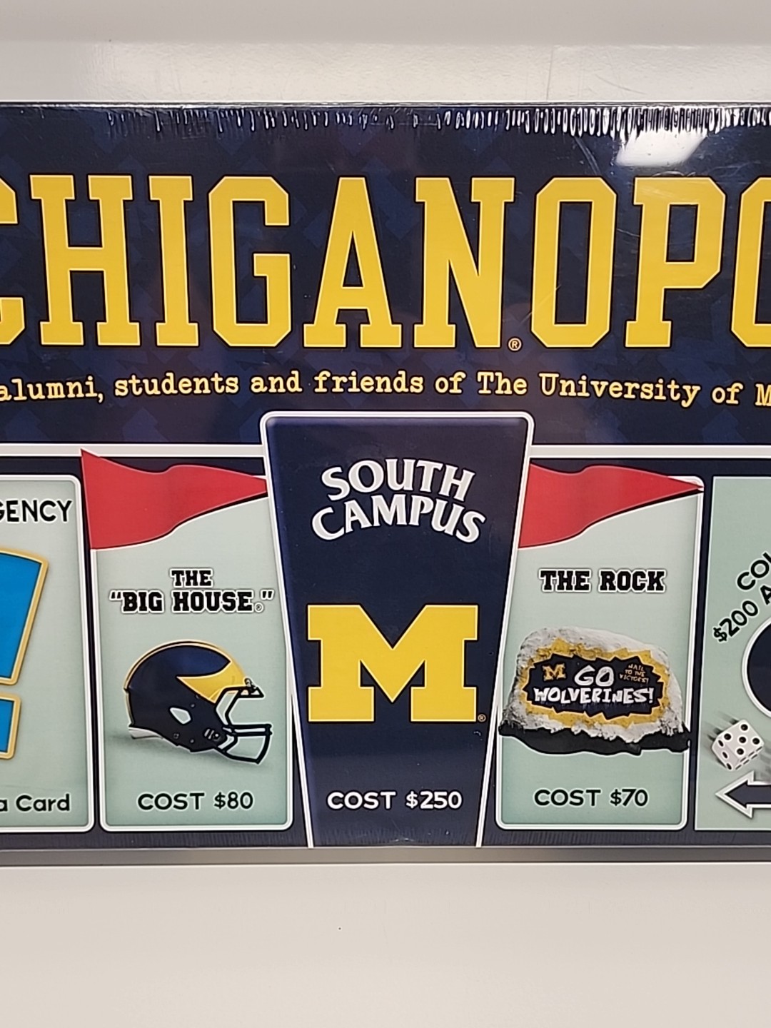 MICHIGANOPOLY University of Michigan MONOPOLY Game NEW SEALED! Wolverines!
