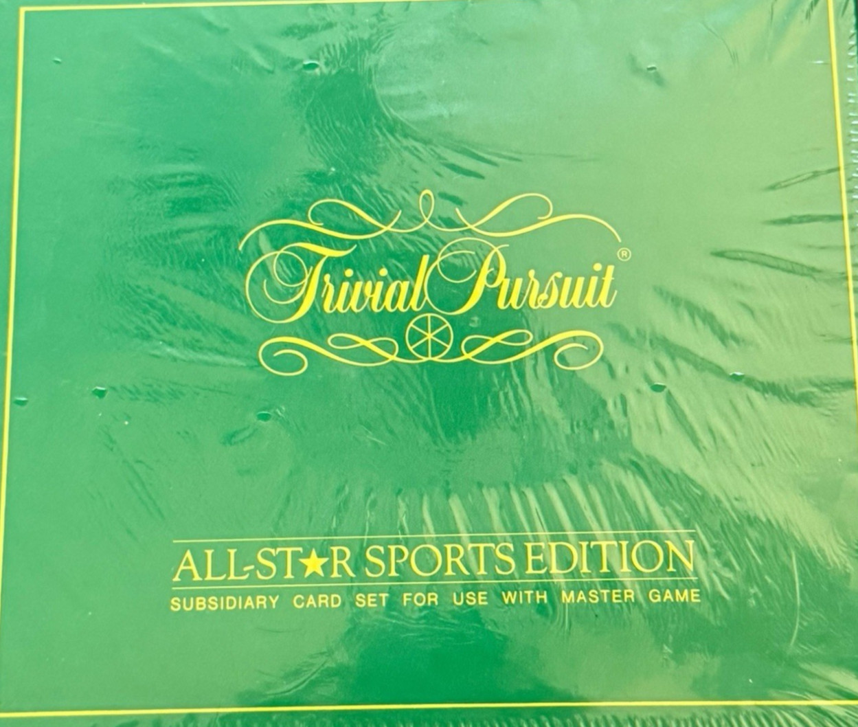 All Star Trivial Pursuit Sport Edition Game Card Sub. Set Vintage 80s NEW SEALED