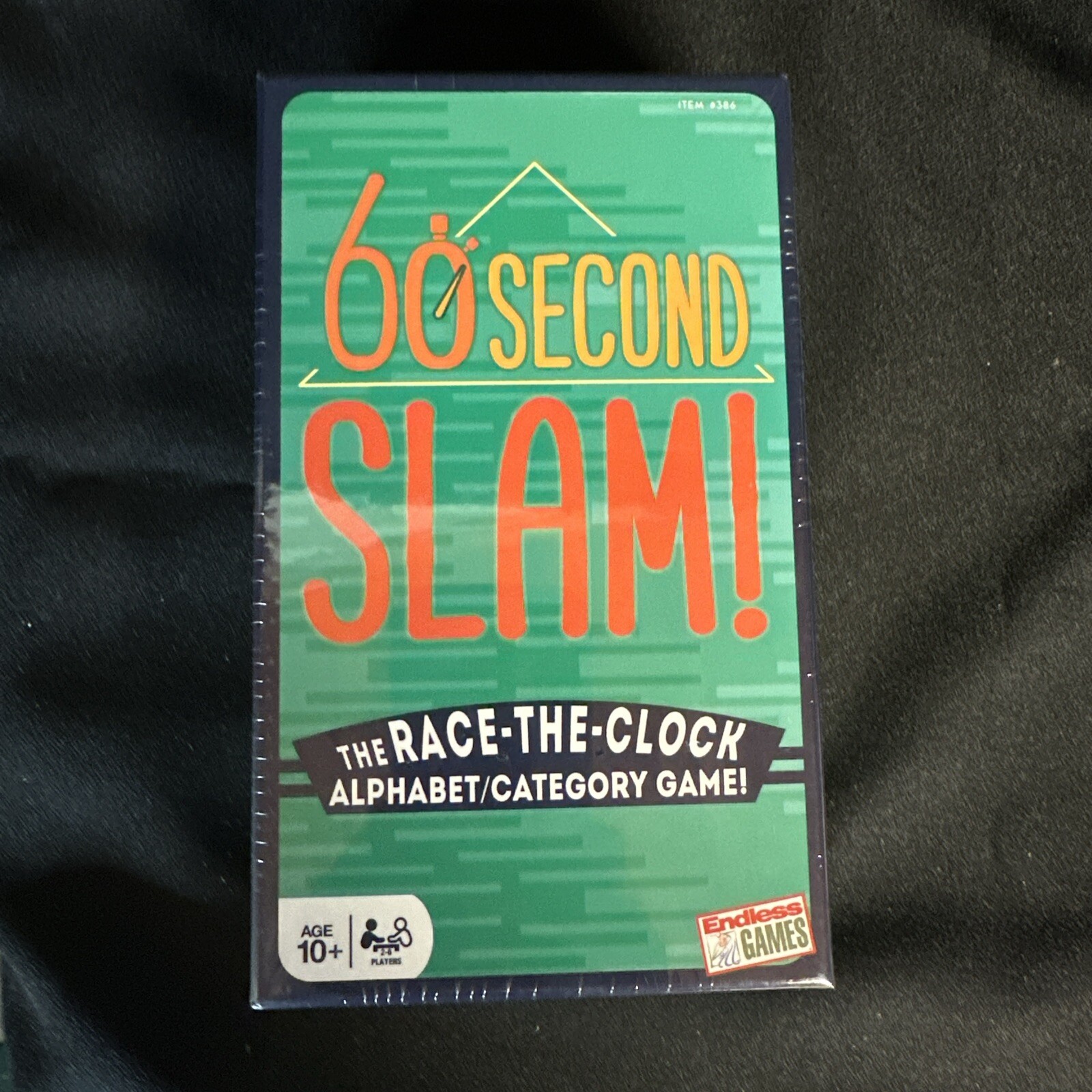 60 Second Slam! The Race-The-Clock Alphabet/Category Game! Age 10+ SEALED