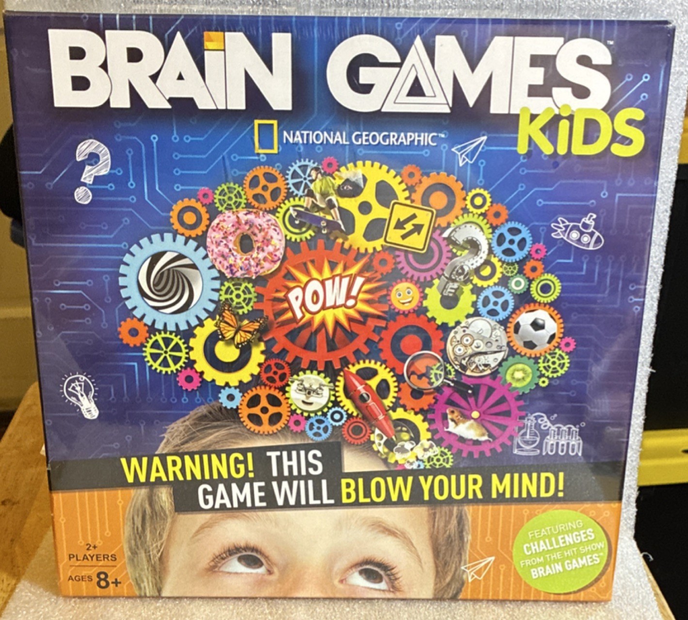 Buffalo Games Brain Games Kids National Geographic Board Game 8+ 2+