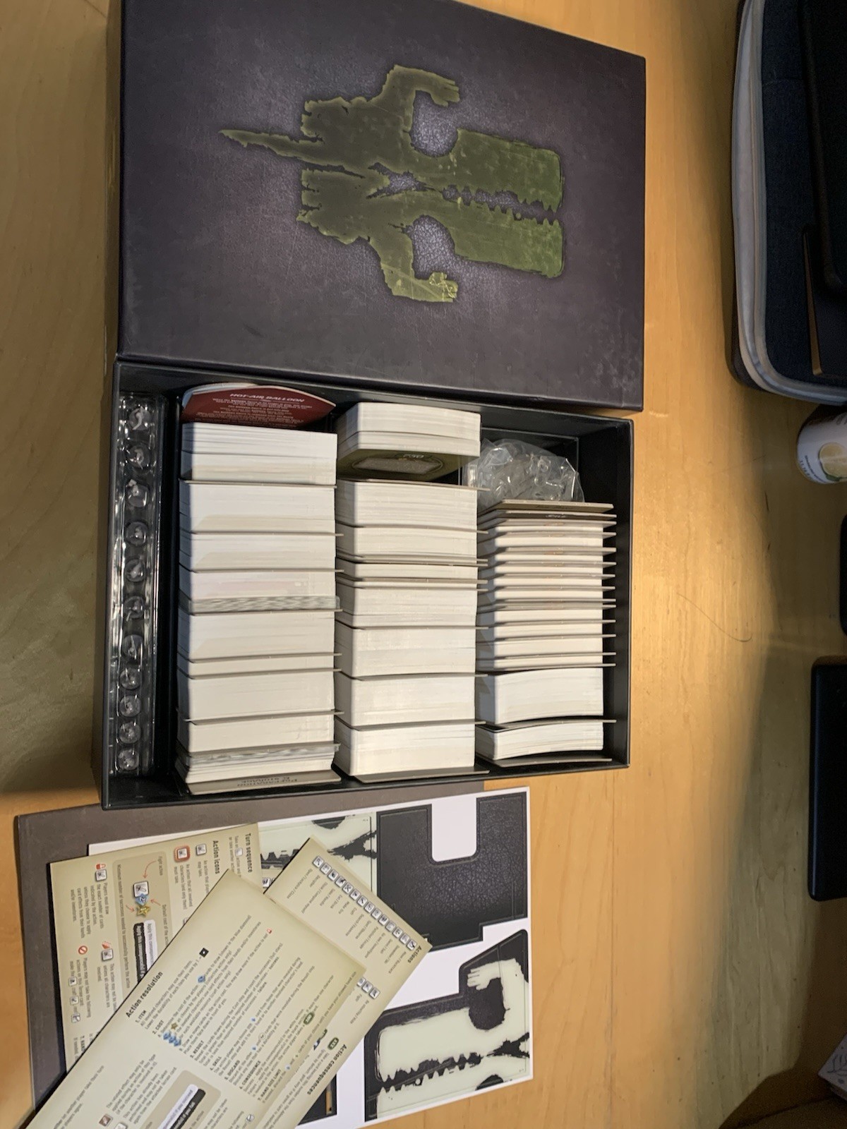 The 7th Continent Board Game + What Goes Up Expansion, Kickstarter Versions