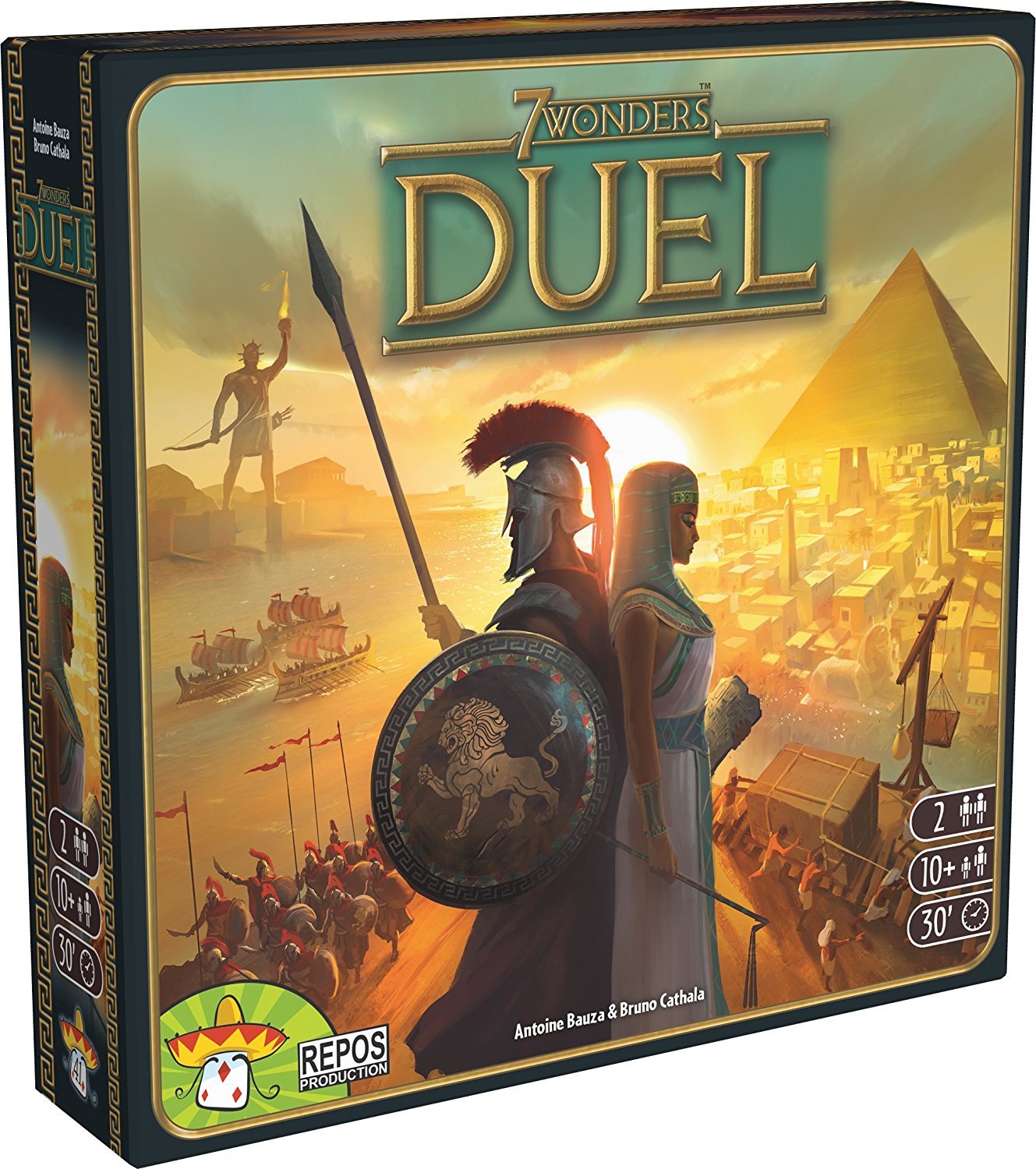 7 Wonders Duel Stand Alone 2 Player Board Card Game Asmodee ASM SEV07 Card