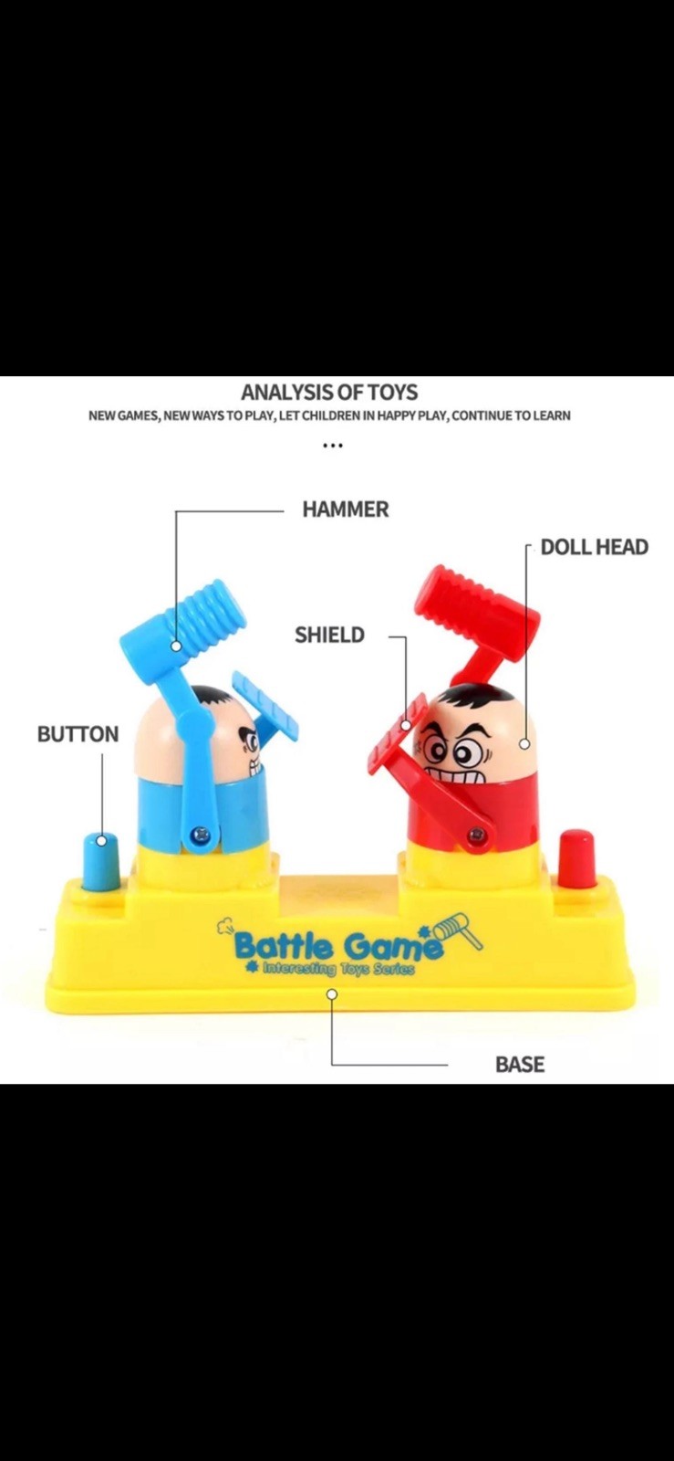 Fun Prank Battle Toys for Kids Interactive Parent-Child Board Games Lot of 2 NEW