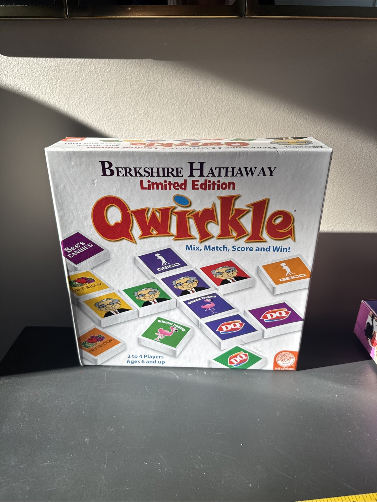 Berkshire Hathaway Qwirkle Tile Game Mindware Limited Edition