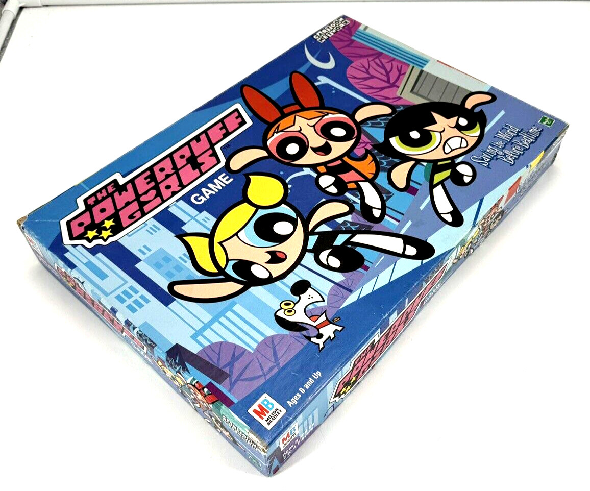 VINTAGE The Powerpuff Girls Game Milton Bradley 2000 Cartoon Network