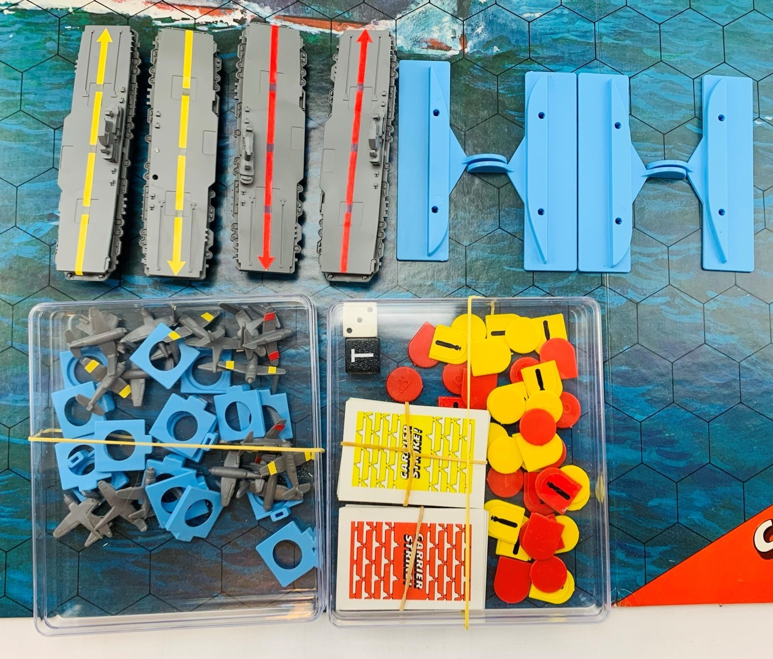 1977 Carrier Strike Game Milton Bradley Complete in Great Condition FREE SHIP