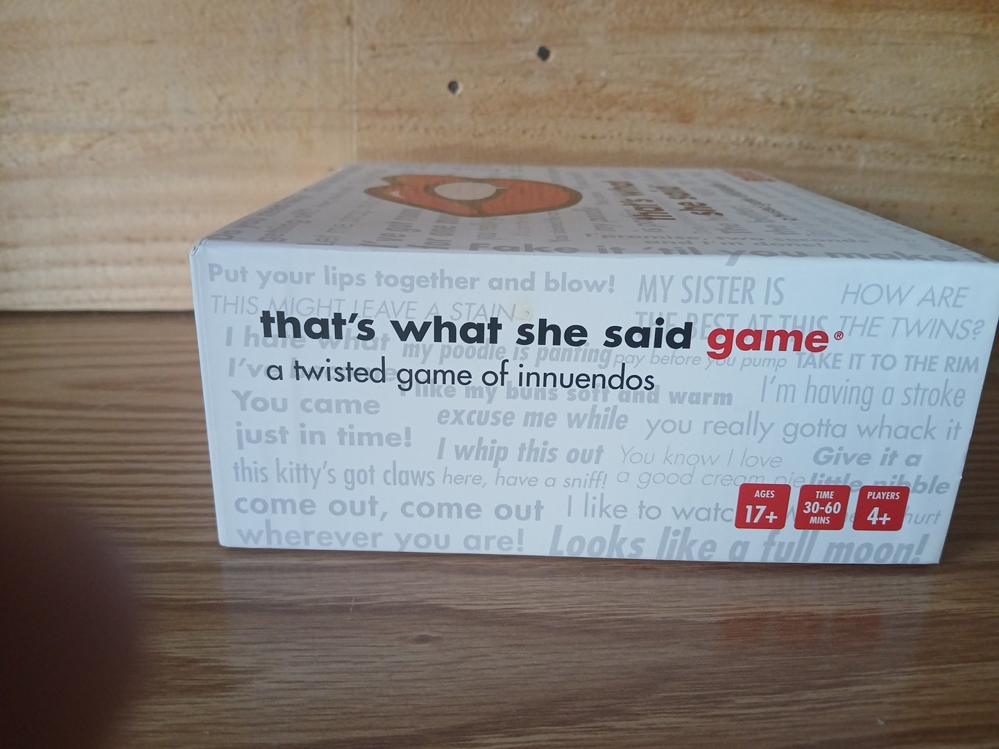 That’s What She Said The Party Game of Twisted Innuendos – TWS13777245